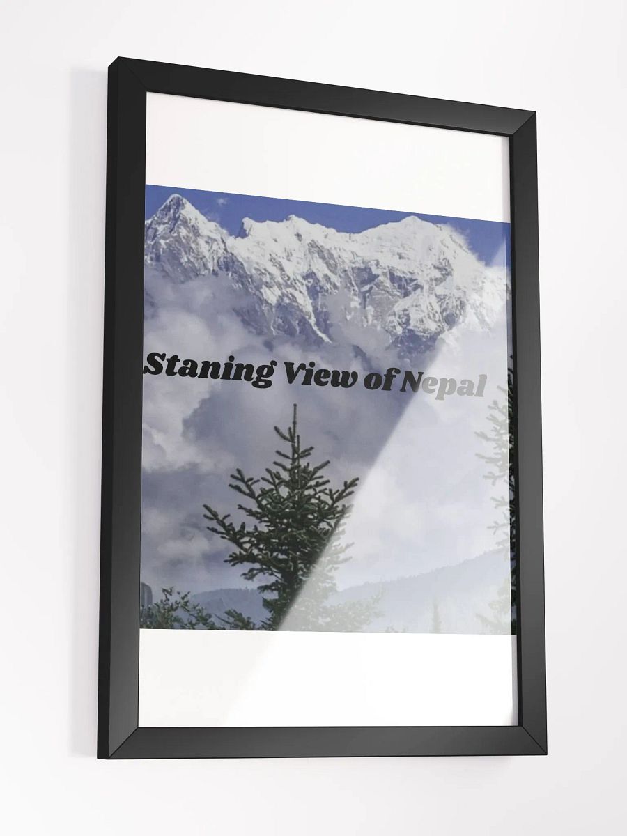 Wall Art View of Nepal Framed High-Quality Matte Poster (in) product image (3)