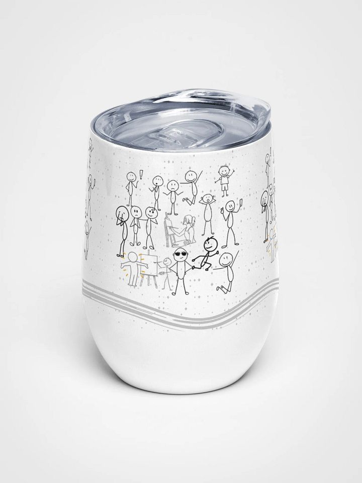 Fun paint and Sip Wine Tumbler for Arty moms dads friends product image (1)