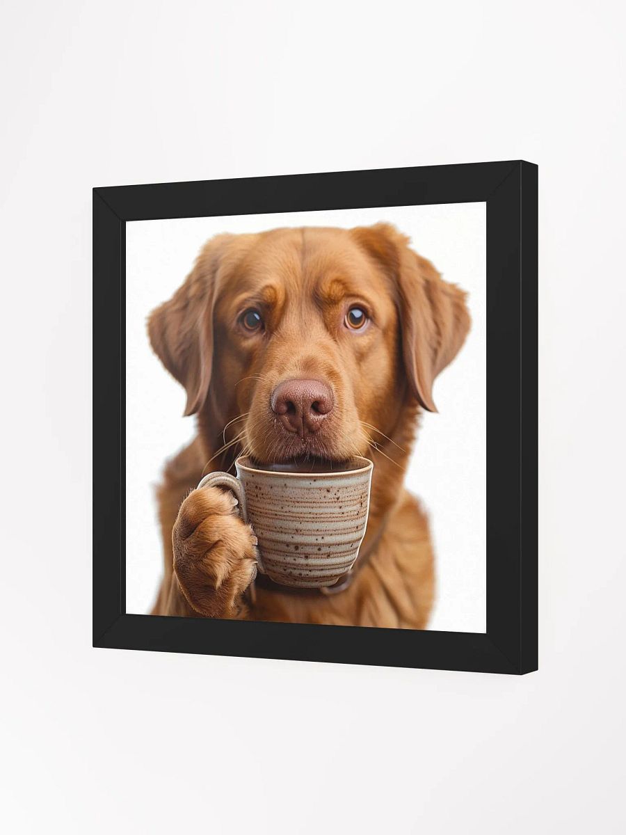 Coffee Lover Cute Labrador Retriever Dog Art product image (3)