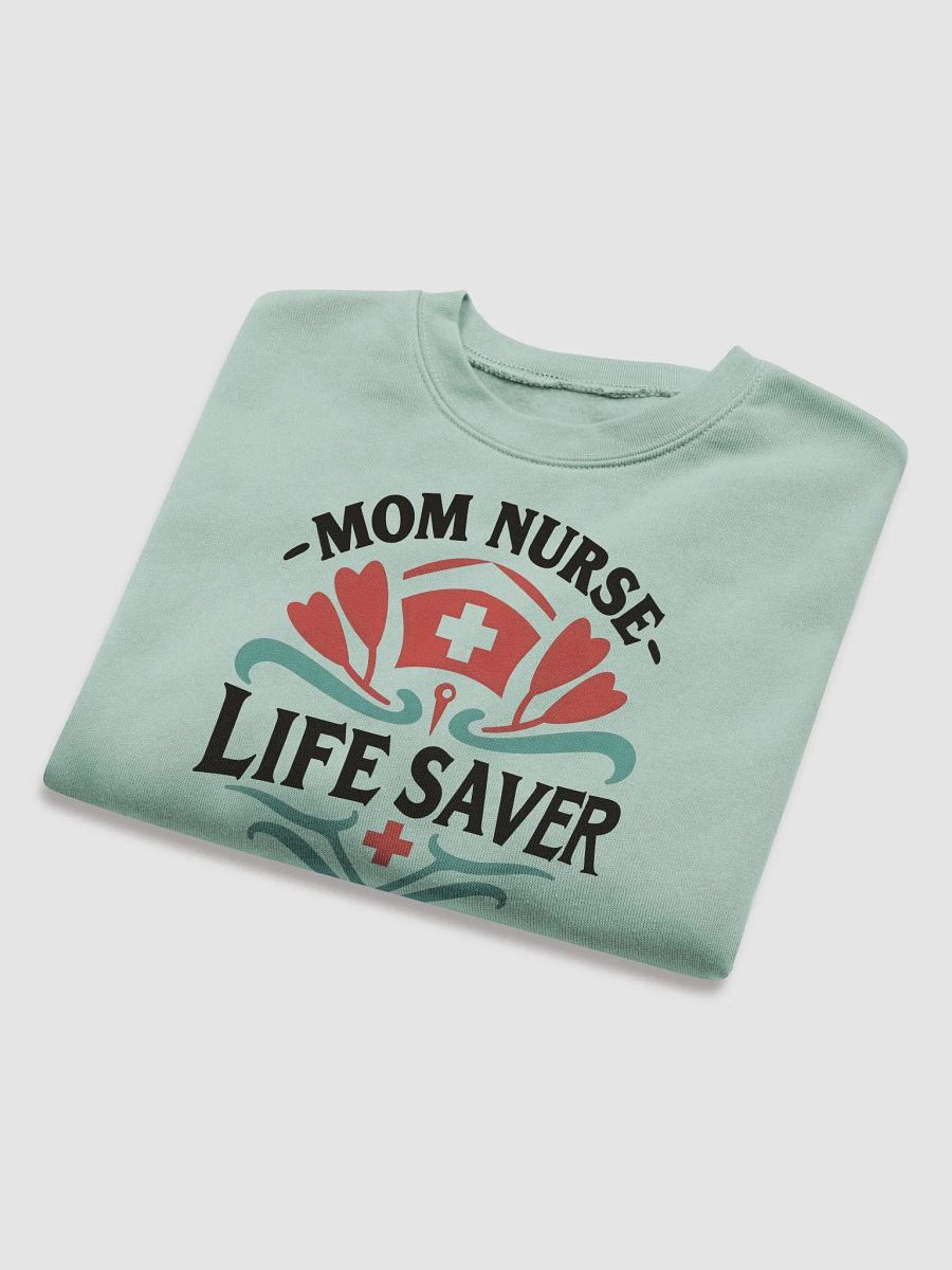 Mom Nurse Life Saver Crop Sweatshirt product image (15)