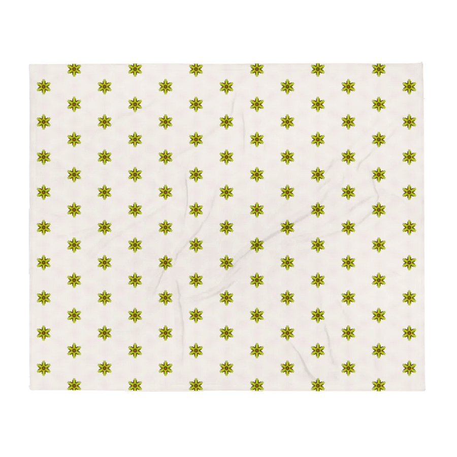 Star Flower Seamless Patterned Throw Blanket product image (4)