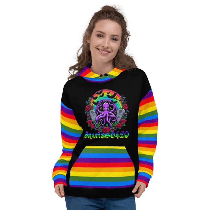 Gothic Octopus Dream All-Over Hoodie product image (2)