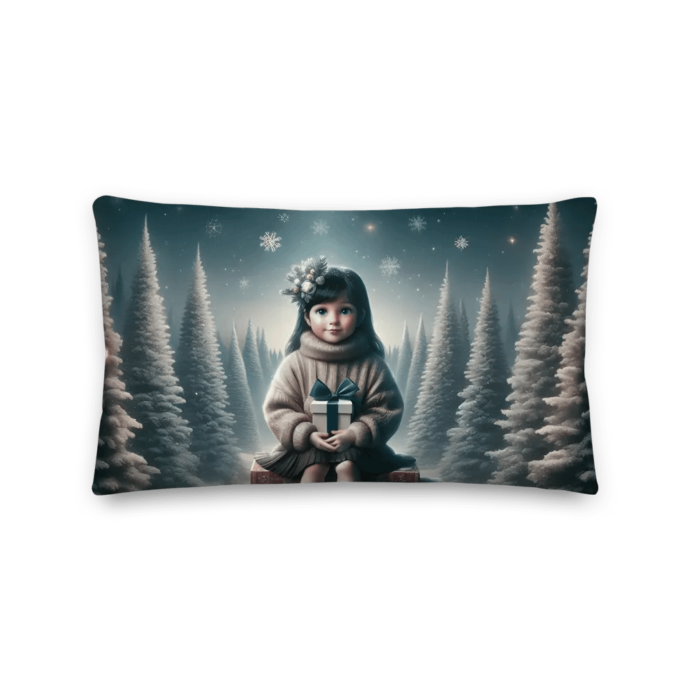 Vintage Winter books Dreams Pillow product image (2)