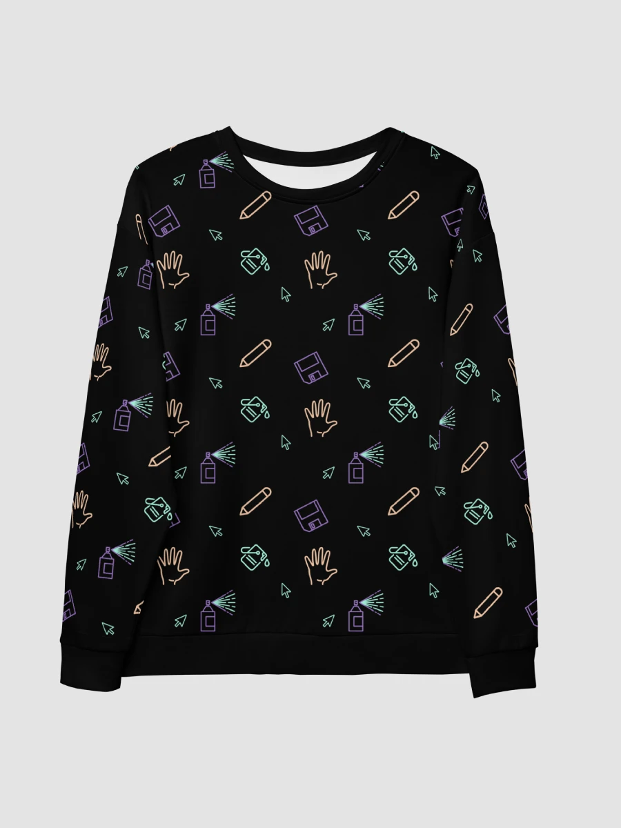 Computer lab pattern sweatshirt product image (5)