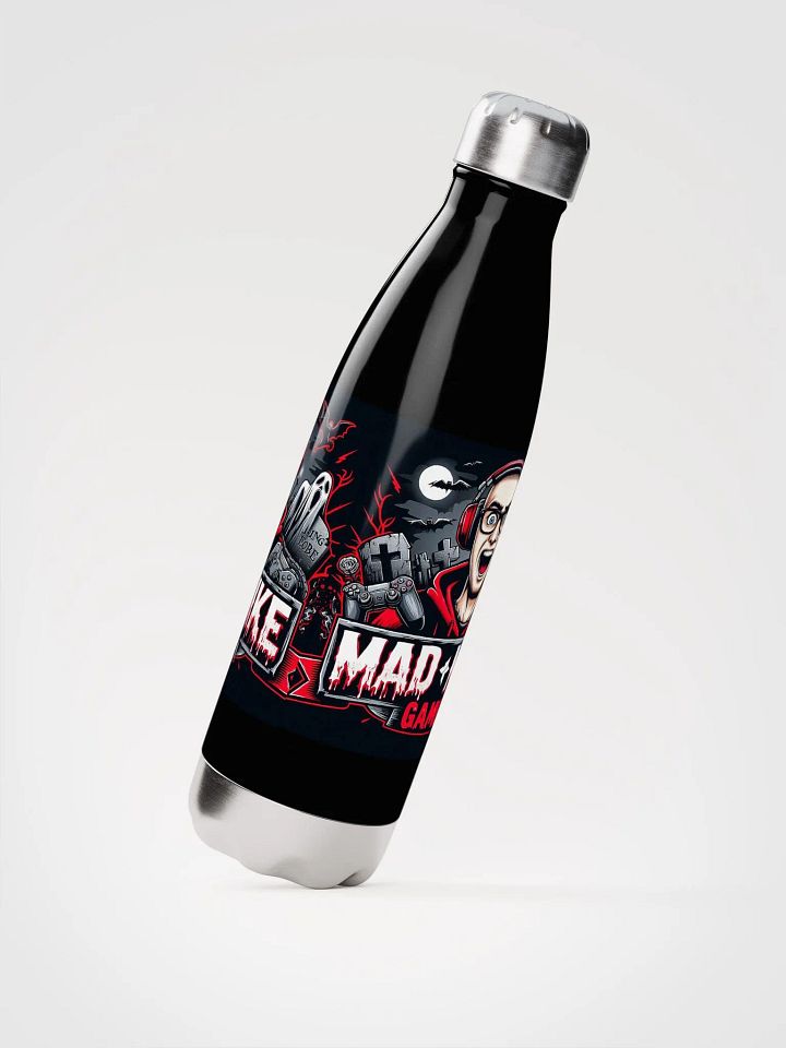 Spooky Gamer Stainless Steel Water Bottle product image (2)