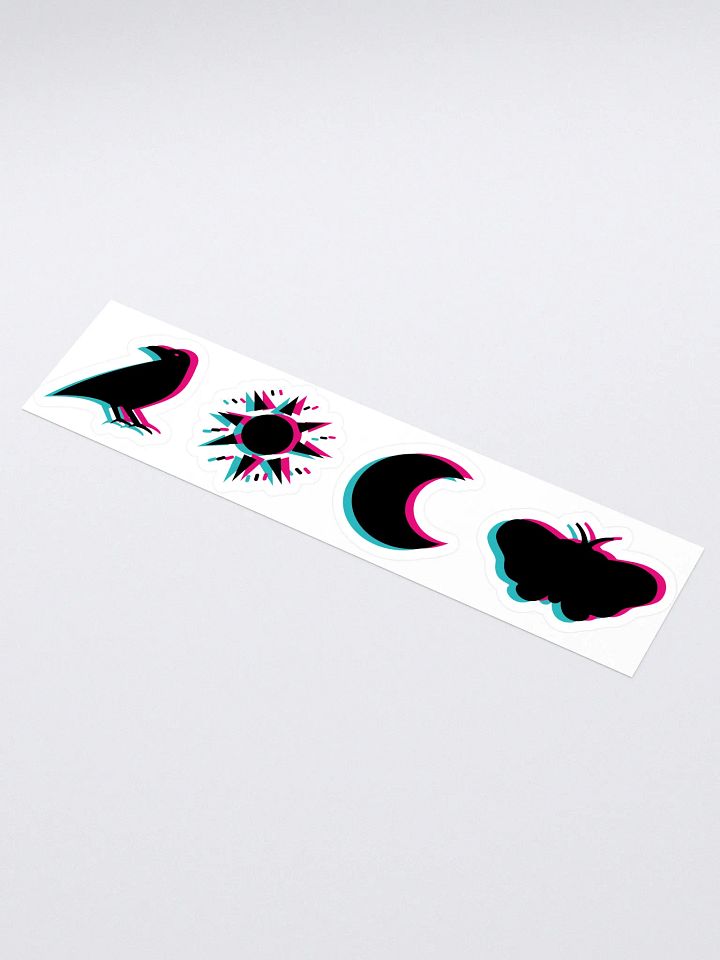 Lost Records: Bloom and Rage Raven, Sun, Moon, Moth Stickers product image (1)