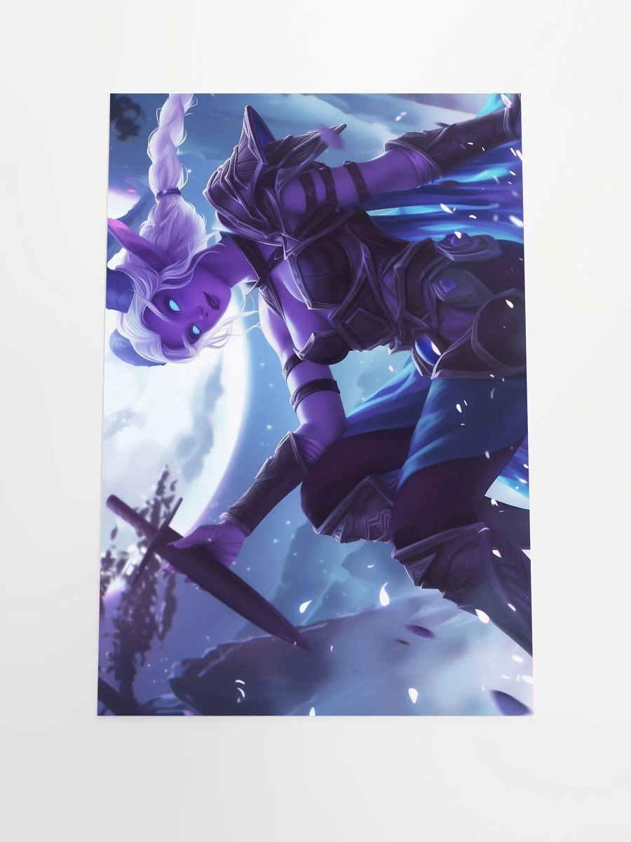 Radiant Warrior Fantasy Poster product image (1)