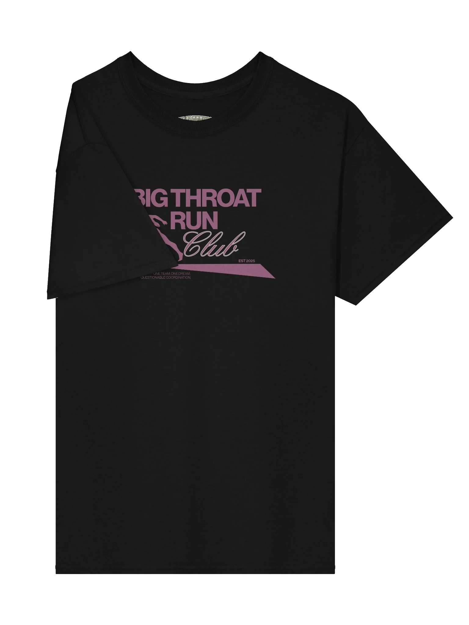 Big Throat Run Club (Black Tee) product image (4)