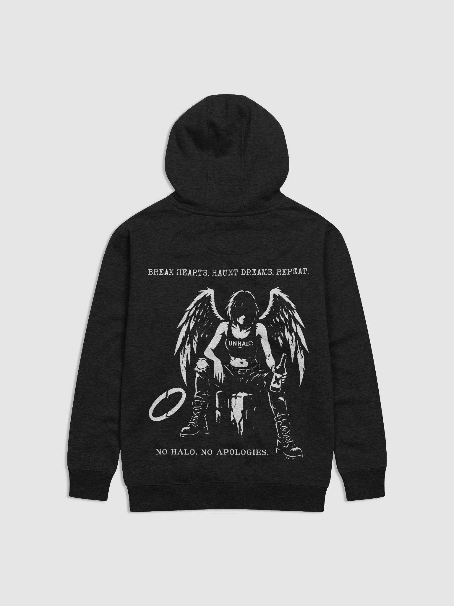 Break Hearts. Haunt Dreams. Repeat Back Print Unisex Premium Hoodie product image (1)