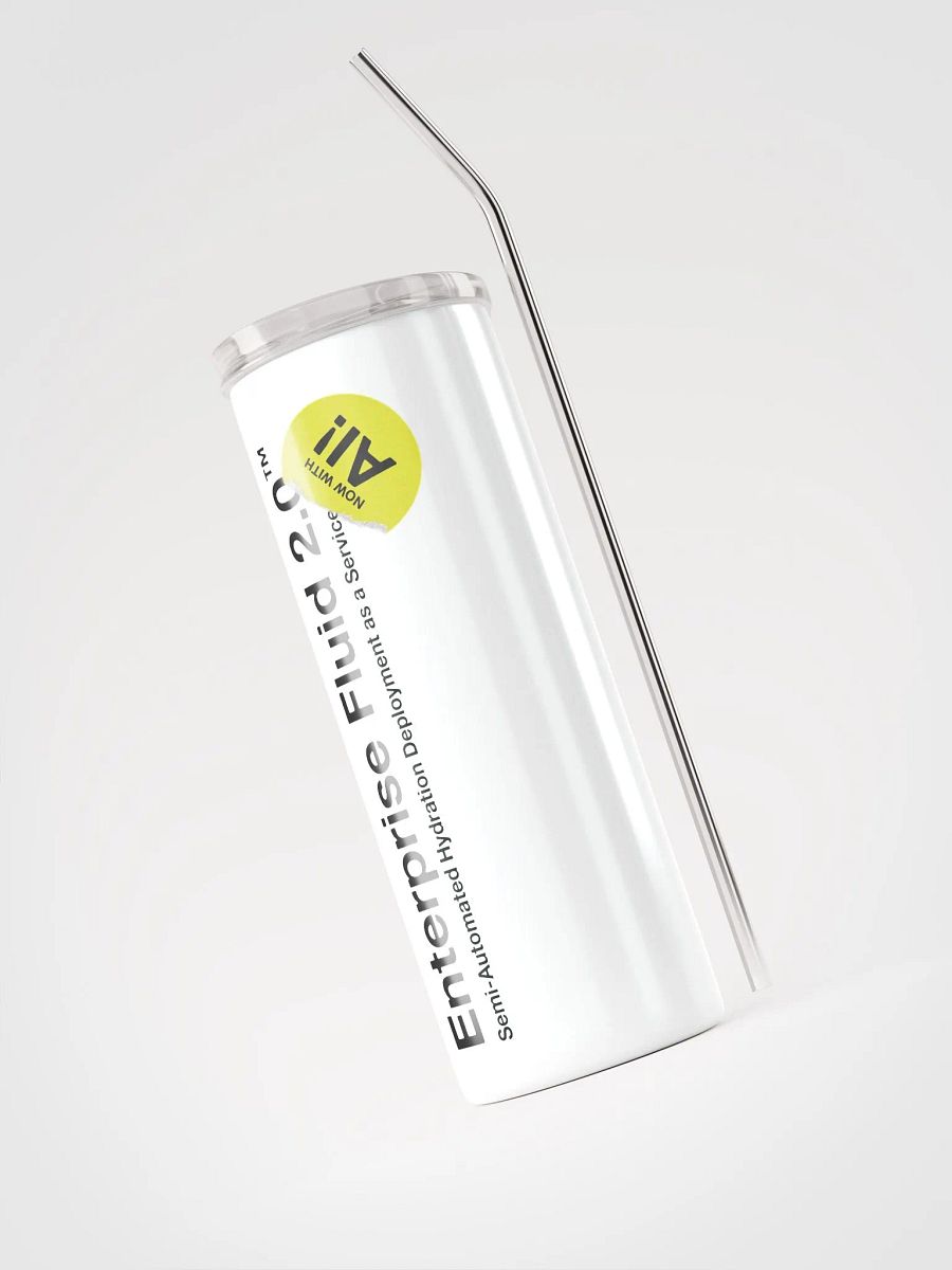 Enterprise Fluid 2.0 - Stainless Steel Tumbler (White) product image (3)