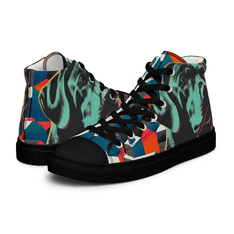 Neon Canine Chaos Men's High Tops product image (4)
