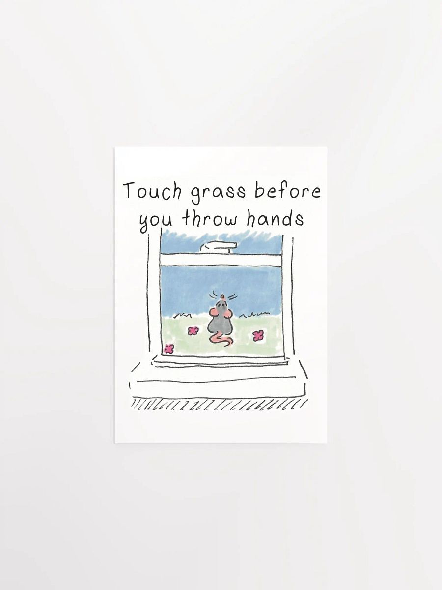 Touch Grass Print product image (4)
