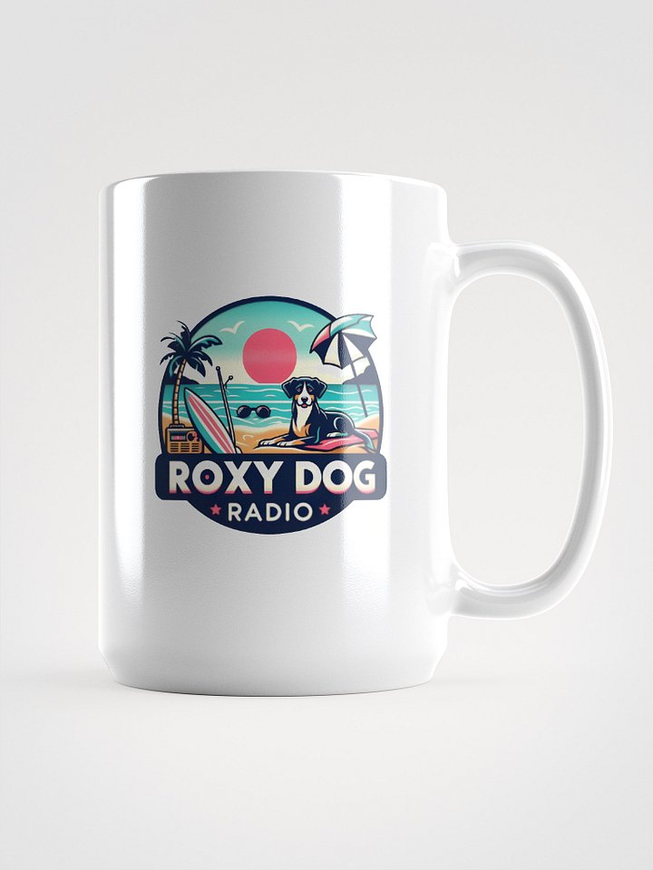 Roxy Dog Radio Beach Coffee Mug product image (1)