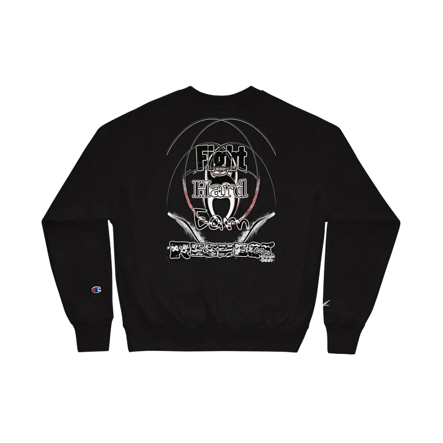 Fight Hard Earn Respect - Embroidered - Crewneck Sweatshirt product image (4)