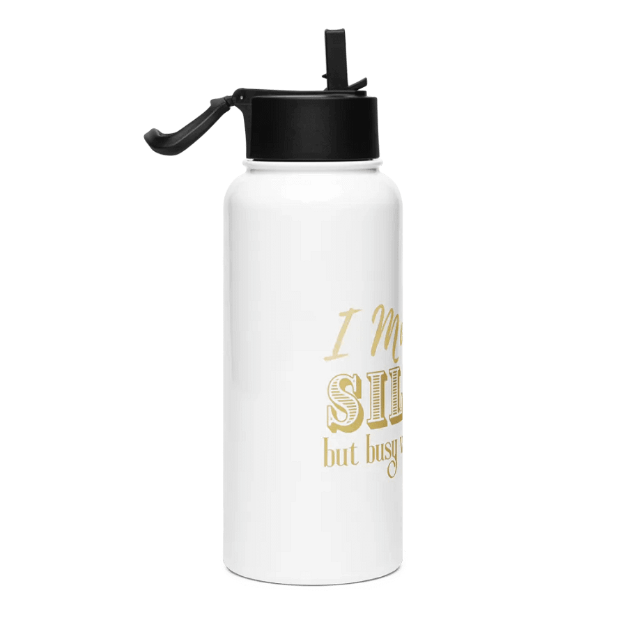 Silent Goals Stainless Steel Water Bottle product image (4)