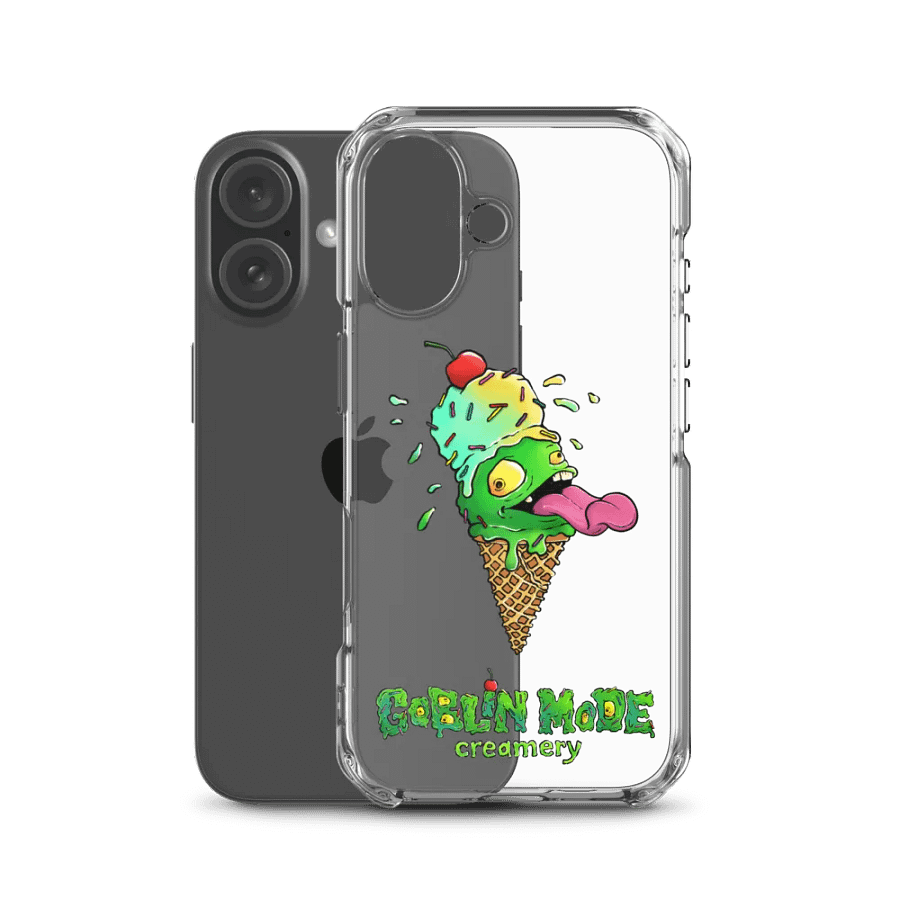 Goblin Mode Creamery Font logo w/ Cone logo - iPhone Case product image (2)