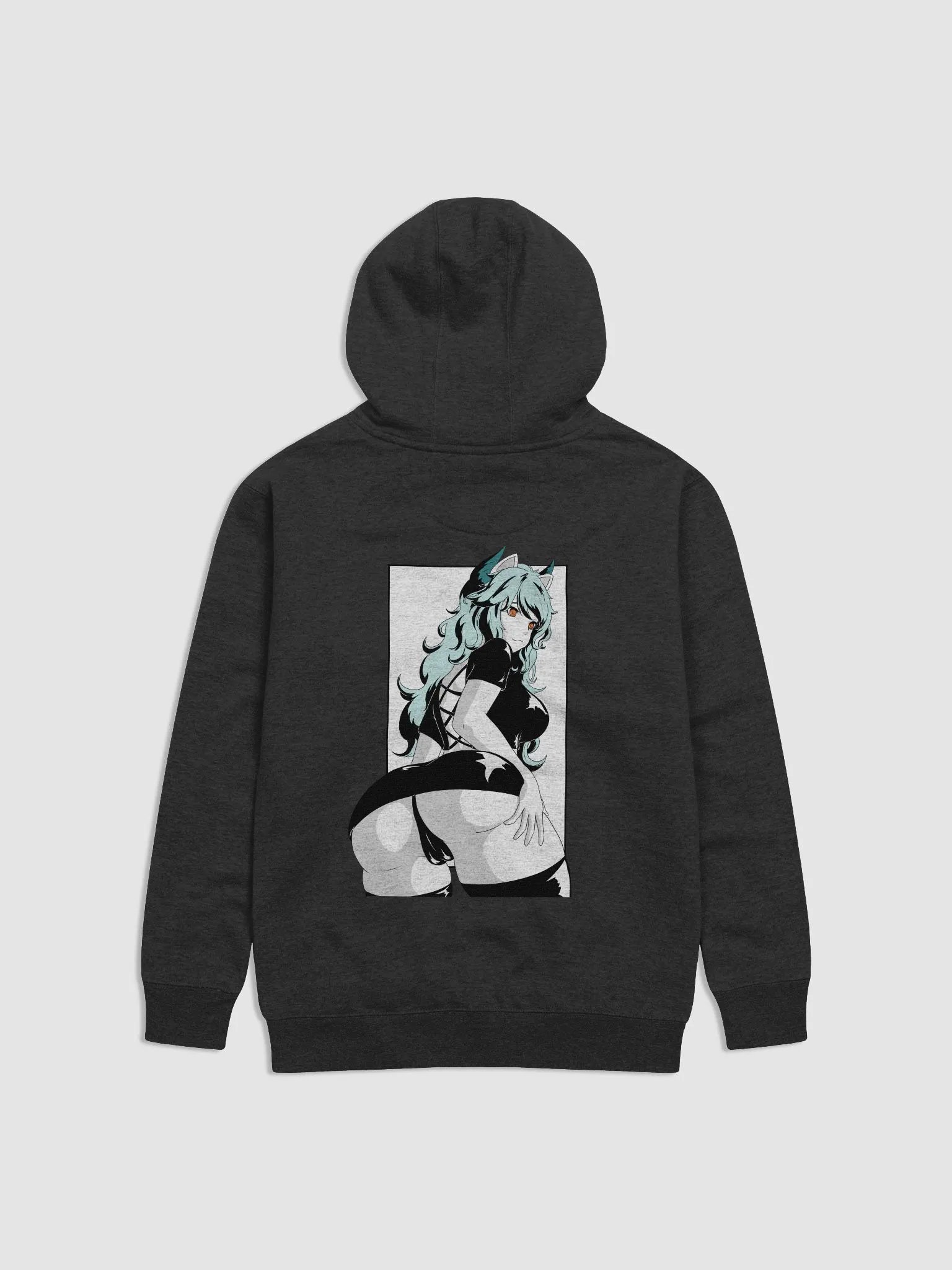 Bhelsebub Waifu Black/Grey/Navy Hoodies product image (1)