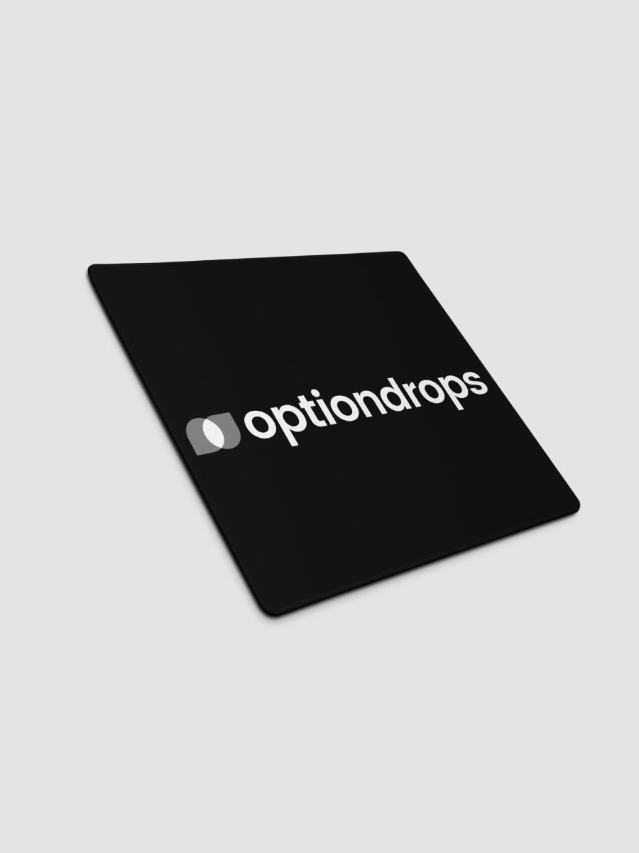 Centered Black & White Desk Mat product image (2)