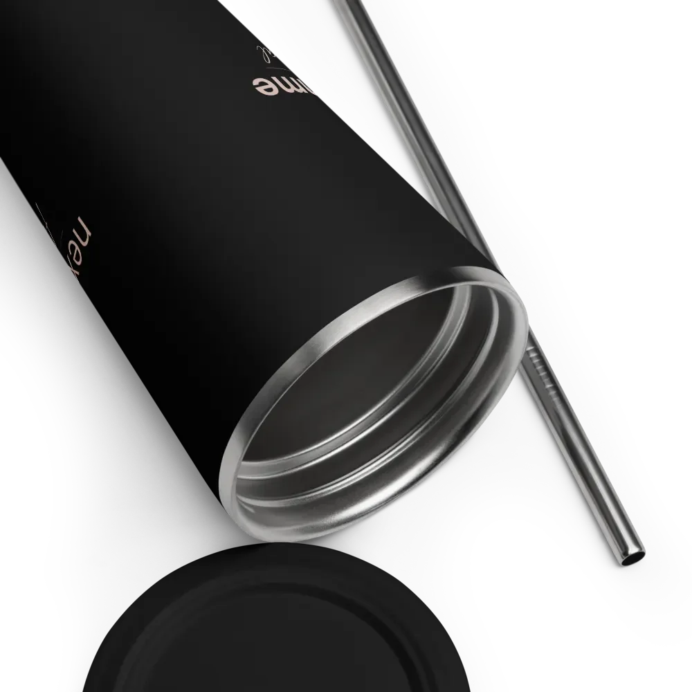 Insulated Tumbler Collection with Straw in Pink Logotype product image (3)