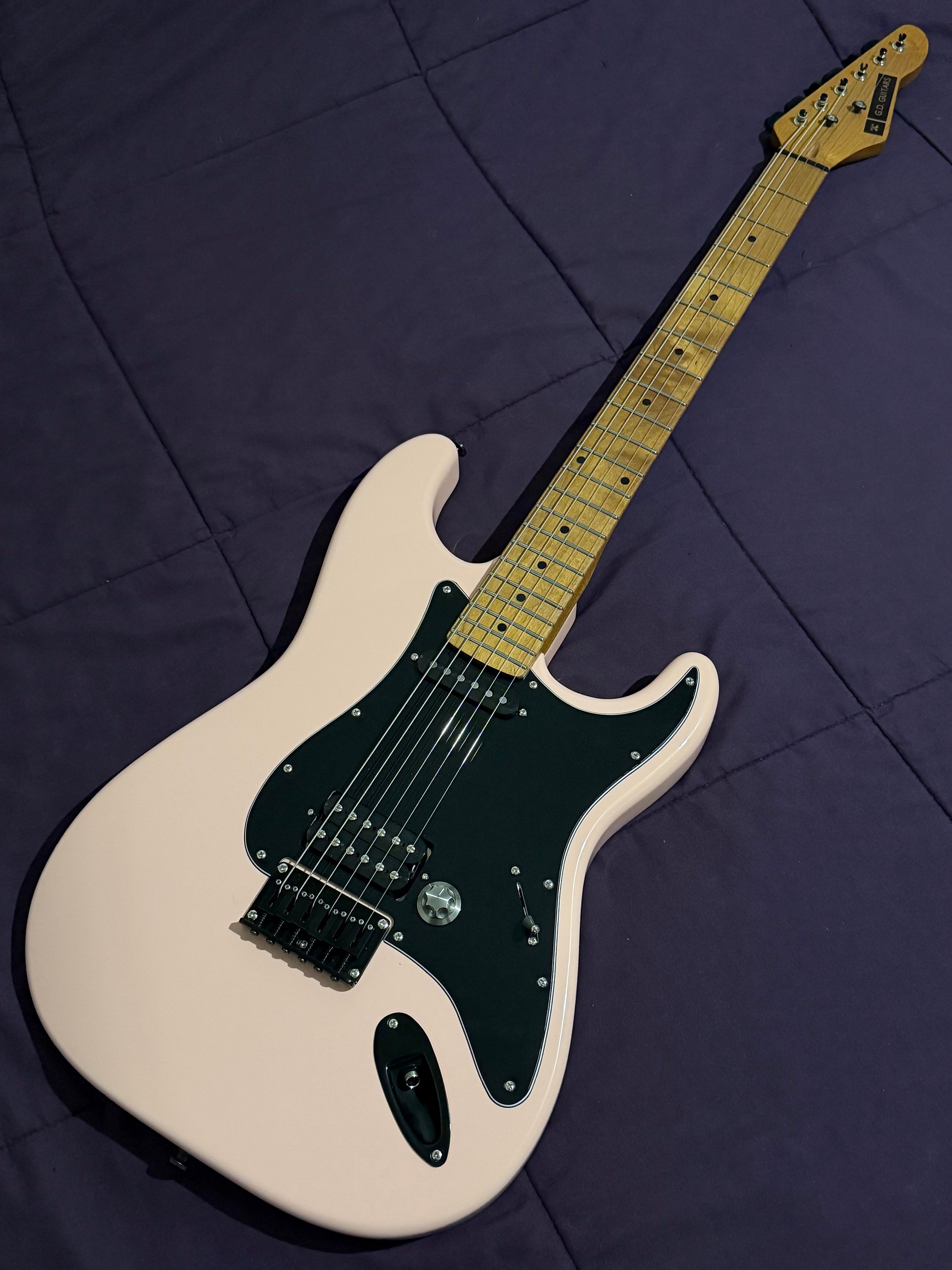 GD Guitars Super S 2025 - Shell Pink- GD Pickups HS Set - Duncan Hyperswitch product image (2)