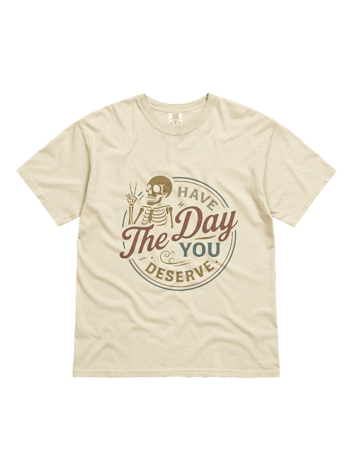 Sarcastic Skeleton Peace Sign Tee product image (41)