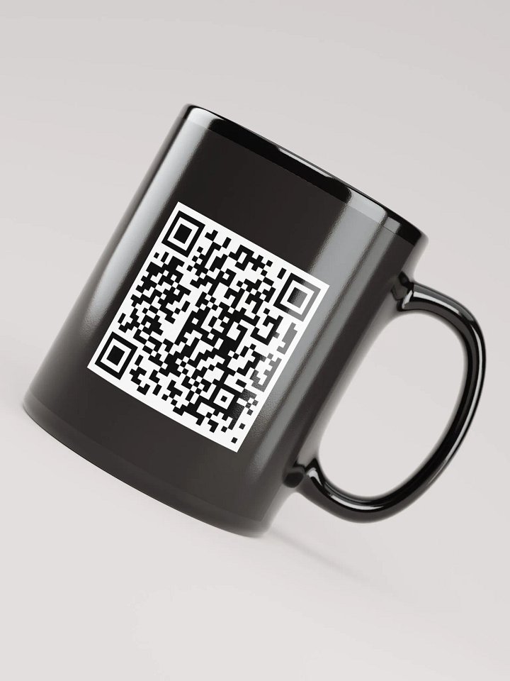 Black coffee mug product image (2)