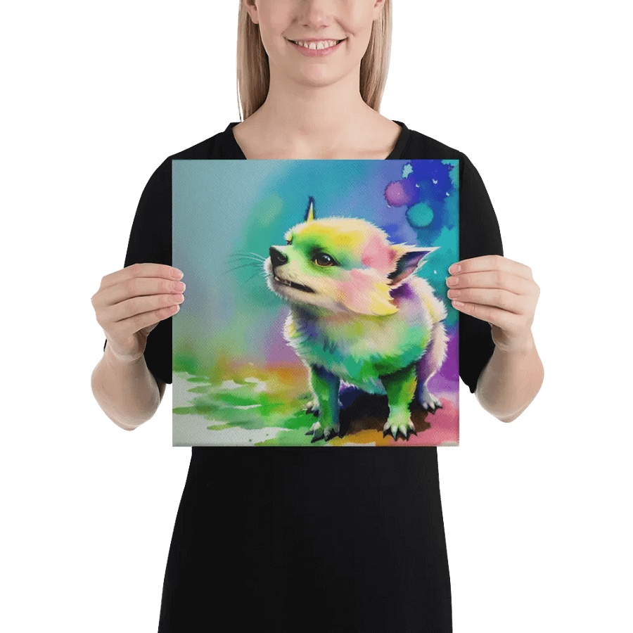 Cute Dog Digital Painting - v15 product image (2)
