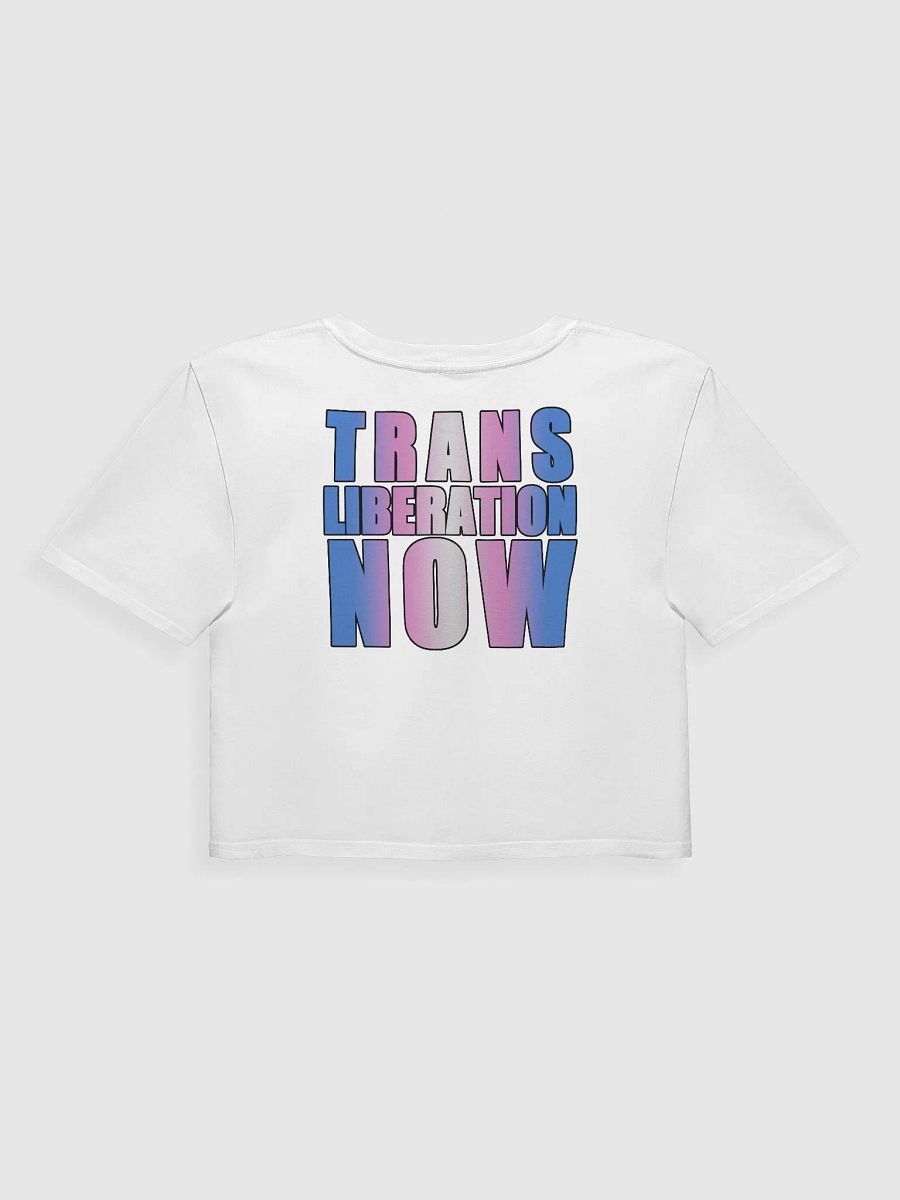 Trans Liberation Crop Top product image (2)