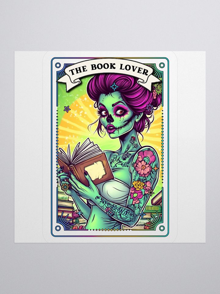 Zombabes: The Book Lover Sticker product image (1)