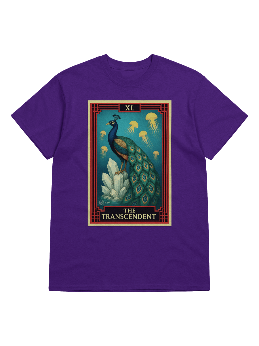 The Transcendent Peacock Tarot Card Tee product image (1)