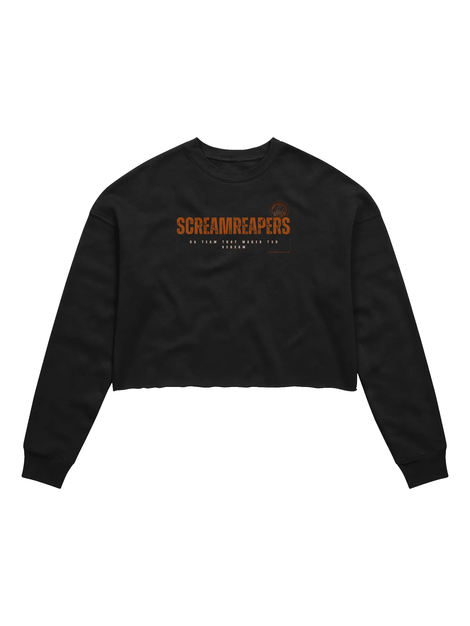 Official Scream Reaper Crop Top Sweatshirt product image (1)