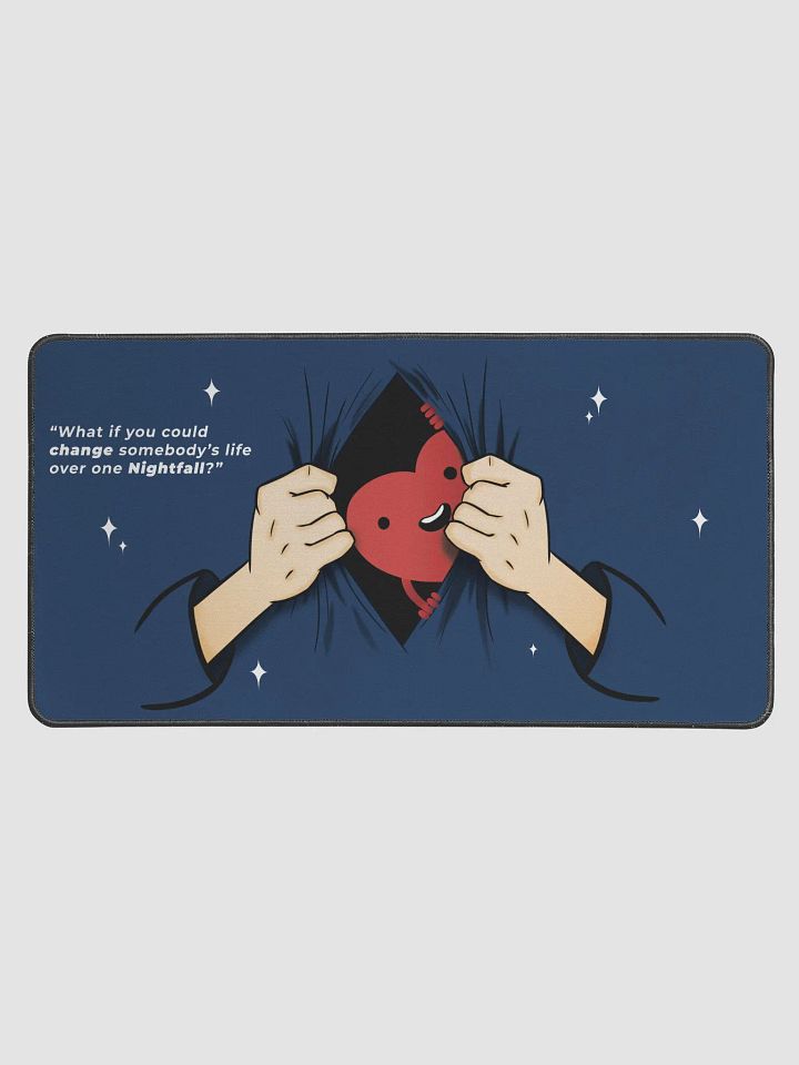 Open Heart Desk Mat (Navy) product image (1)