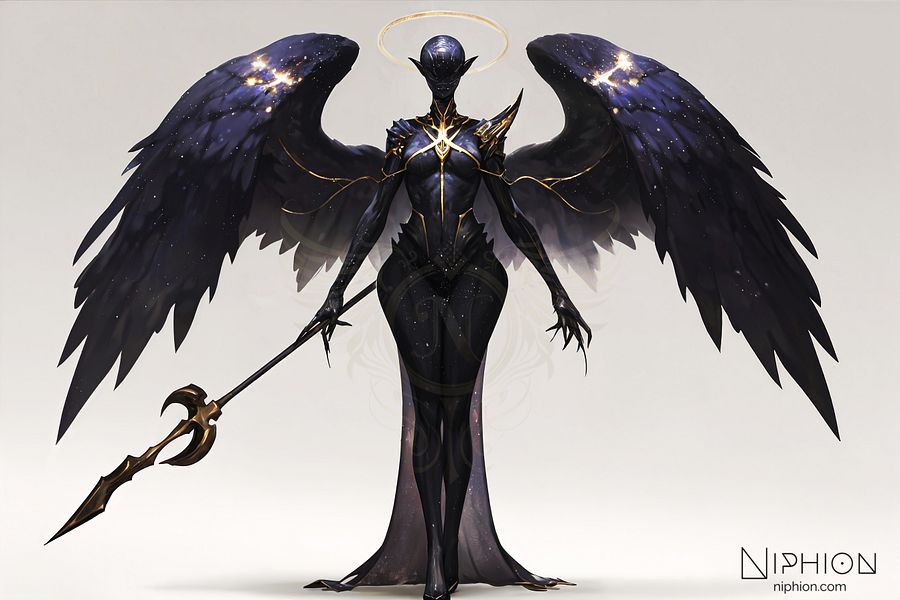 High-Resolution Digital Art – Nebula Archangel, Character Design #1 product image (1)