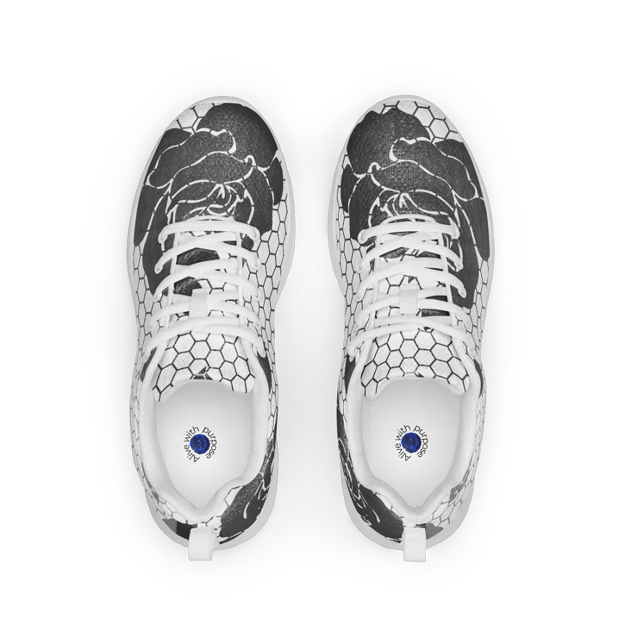 Floral Distortion Women's Athletic Shoes product image (3)
