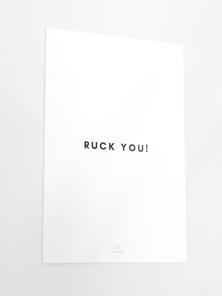 RUCK YOU! Poster product image (4)