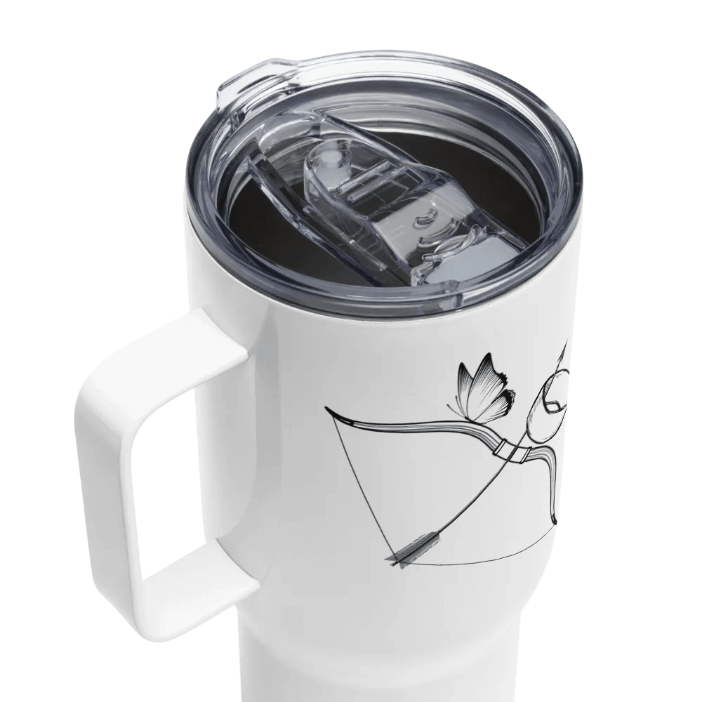 Bow, Arrow, Cuff & Butterfly Travel Mug product image (4)