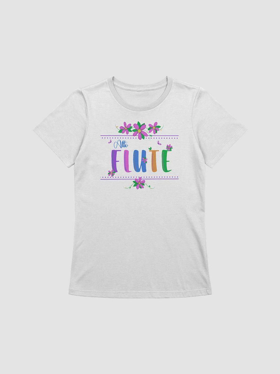 Relaxed Fit - Floral Flute Women's T-Shirt - Blue Alto Letters product image (1)