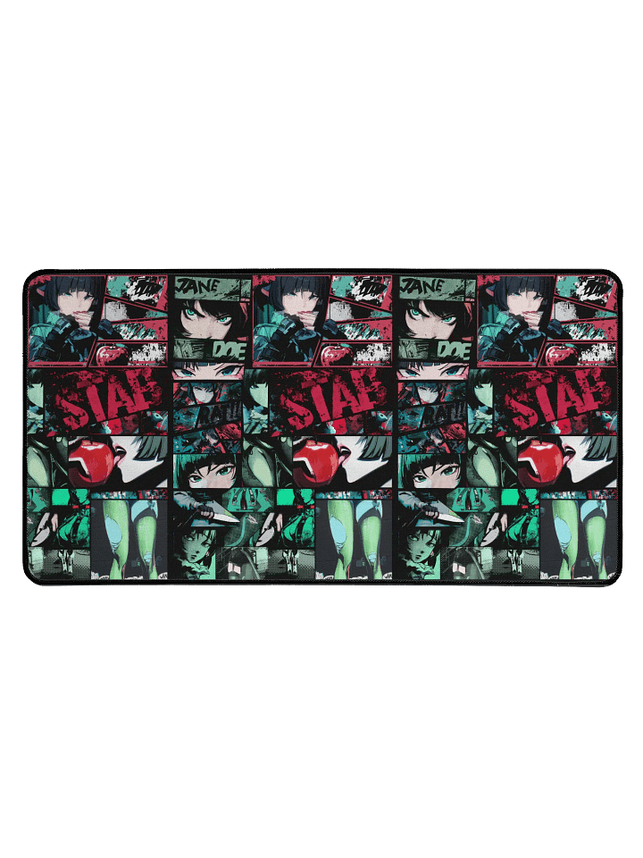 Jane Doe "STAB" LARGE Mousepad Design product image (1)