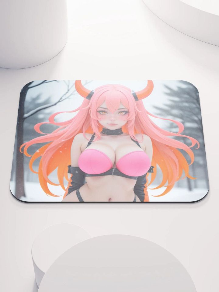 Mystical Horned Maiden Mouse Pad product image (2)