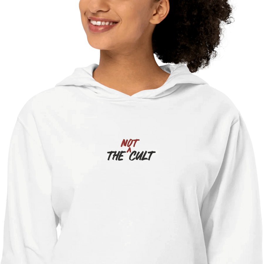 Not-Cult Embroidered Hoodie (LIGHT) product image (8)