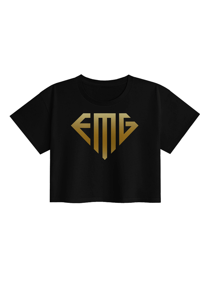 Metallic Gold Logo Women's Crop Top product image (1)