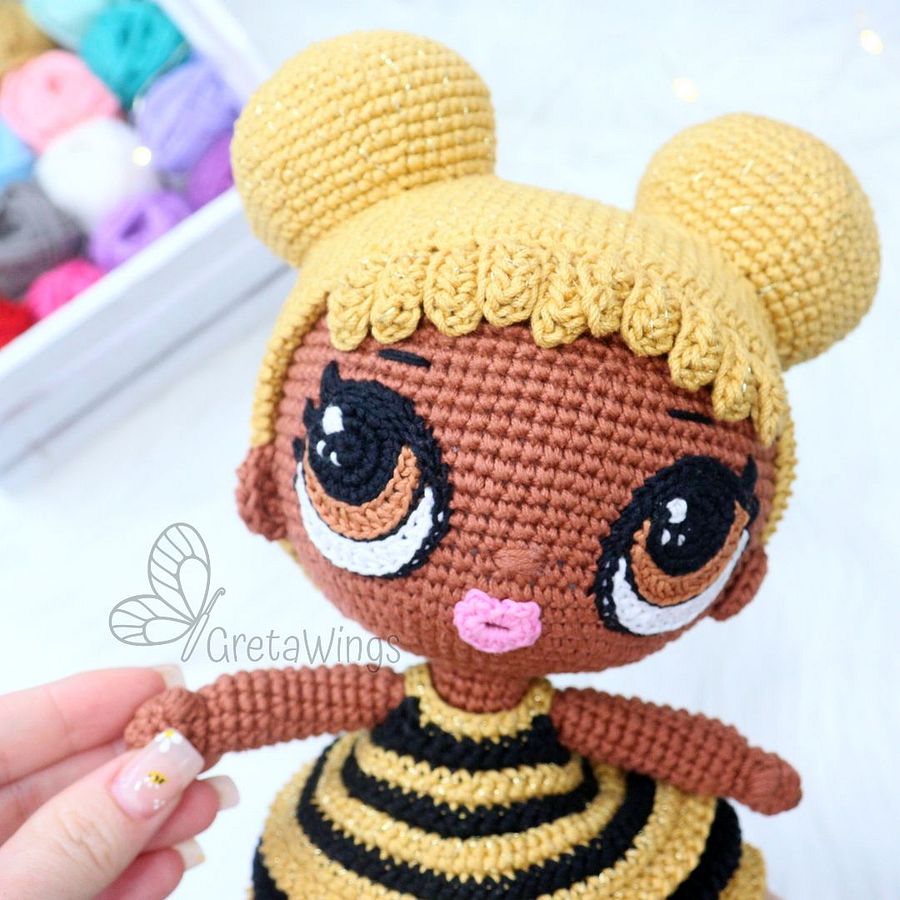 Patrón Amigurumi Abeja Reina LoL (Descarga Digital) product image (5)