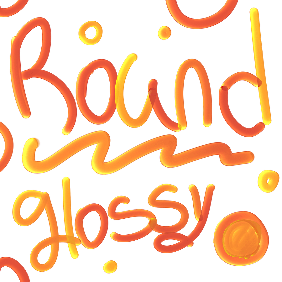 Mini 2pk Glossy 3D Brushes for Procreate product image (3)