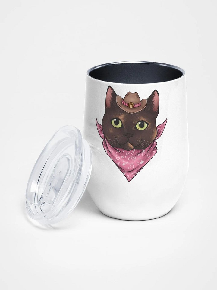 Purrfect Sip Wine Tumbler product image (2)