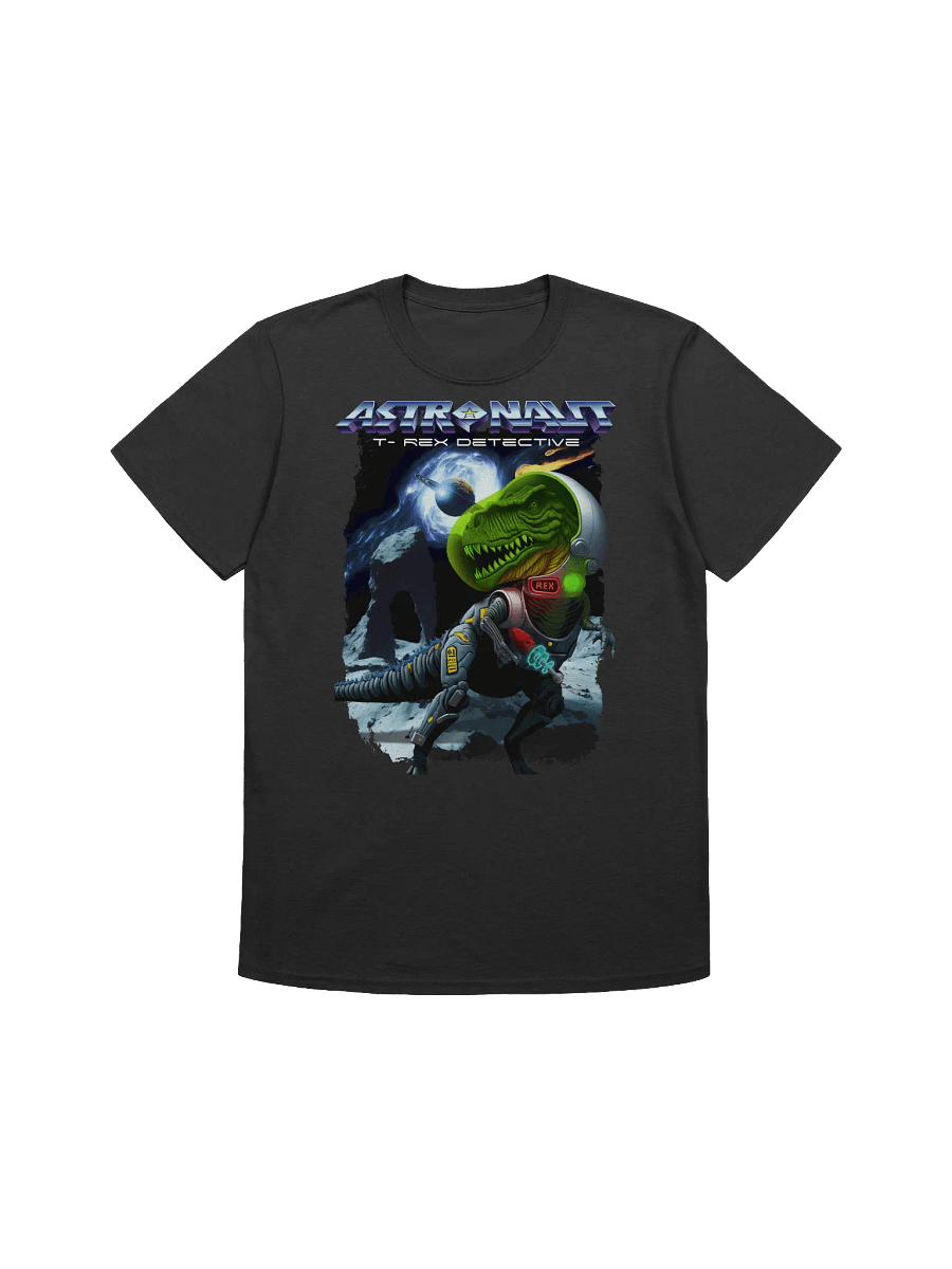 Astronaut T-Rex Adventure Softstyle T-Shirt product image (1)