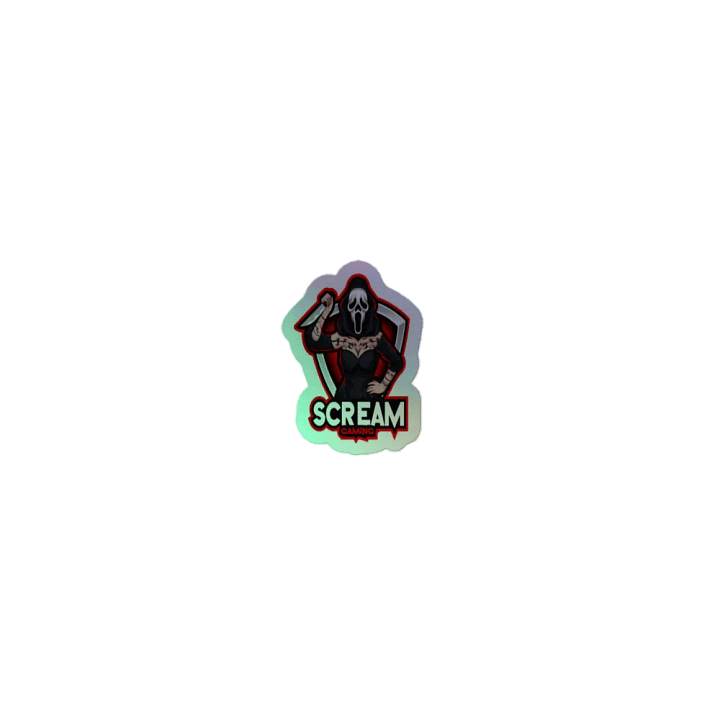 Scream Gaming Holographic Sticker Sheet product image (1)