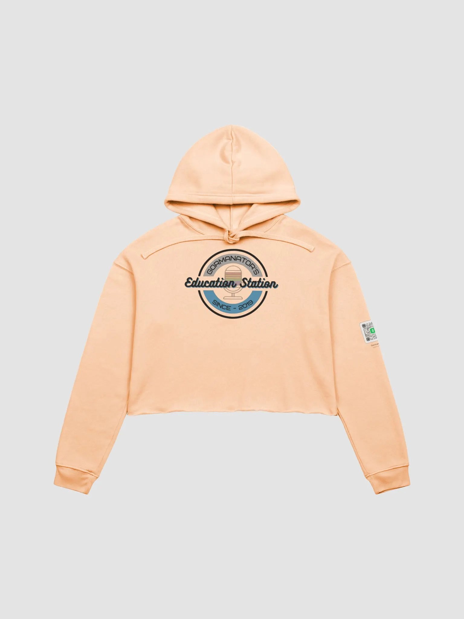 Education Station Crop Top Women's Hoodie product image (1)