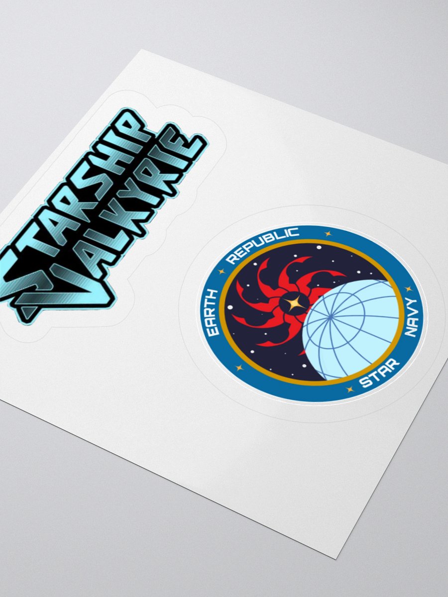 Starship Valkyrie ERSN and Blue Logo Sticker Sheet product image (6)