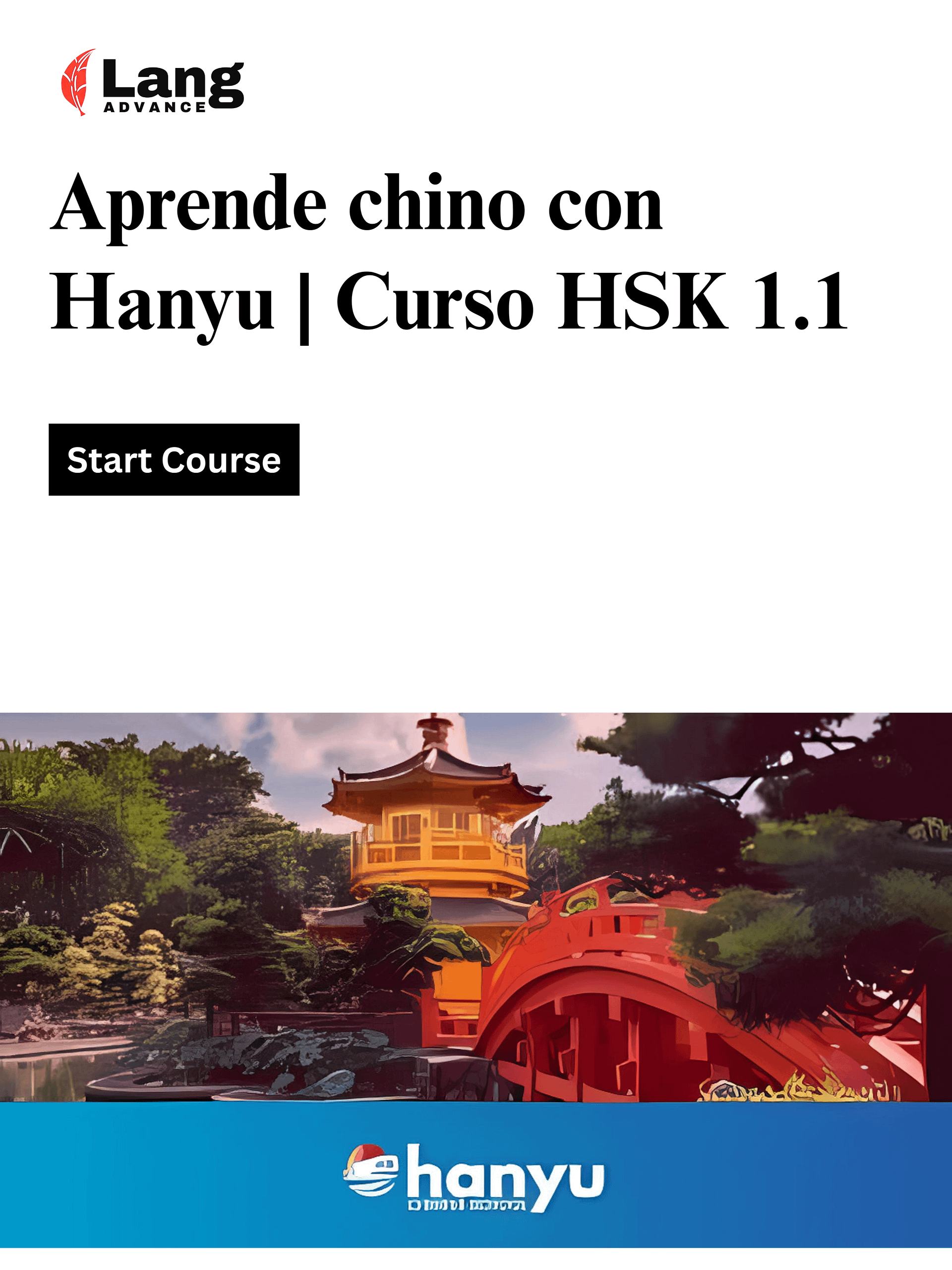 Aprende chino con Hanyu | Curso HSK 1.1 product image (1)