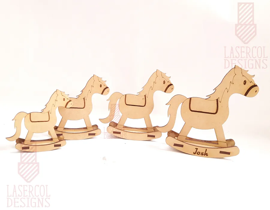 Rocking Horse (4 sizes) - Laser Cut Files product image (3)